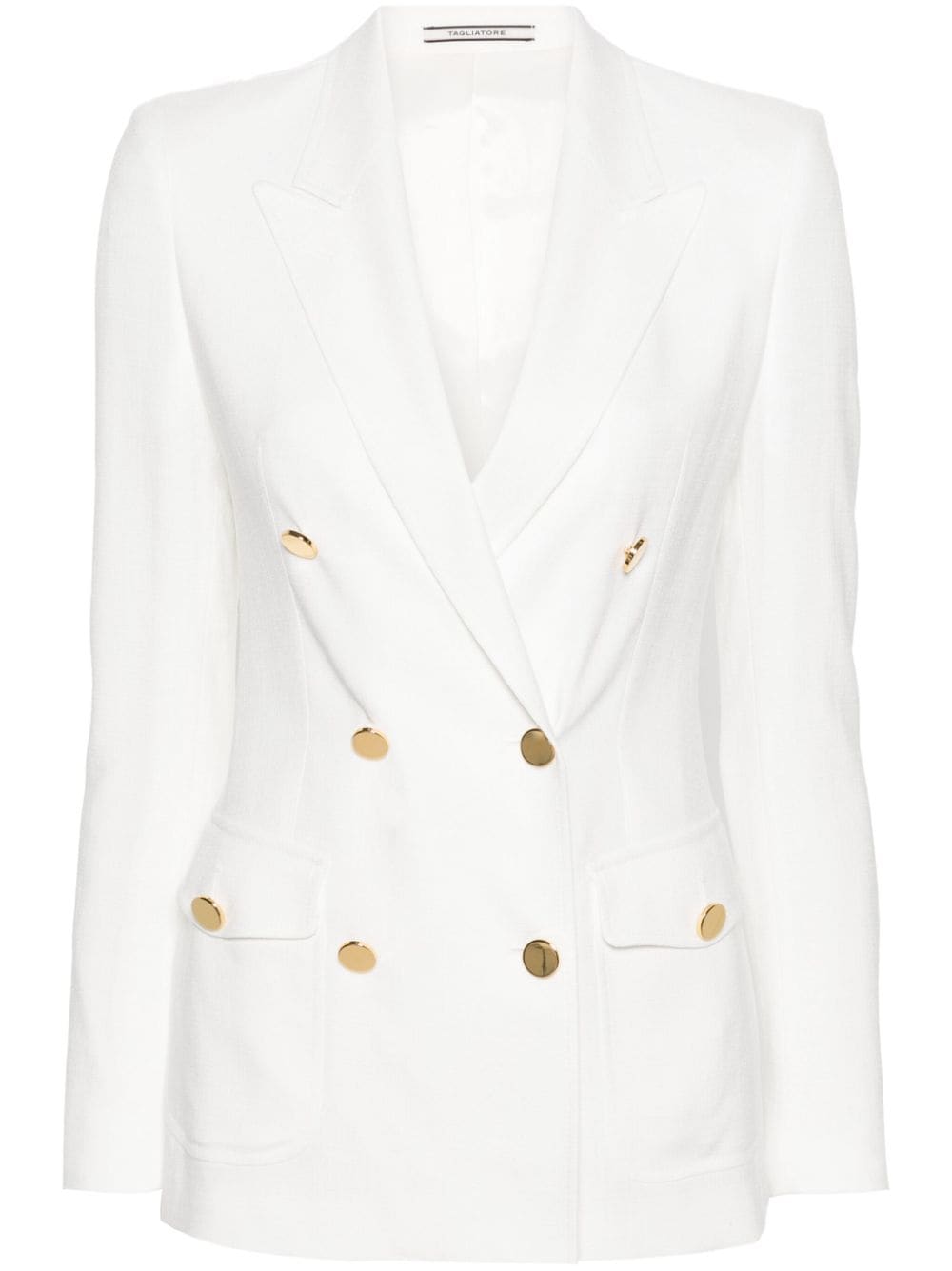 Tagliatore double-breasted blazer - White von Tagliatore