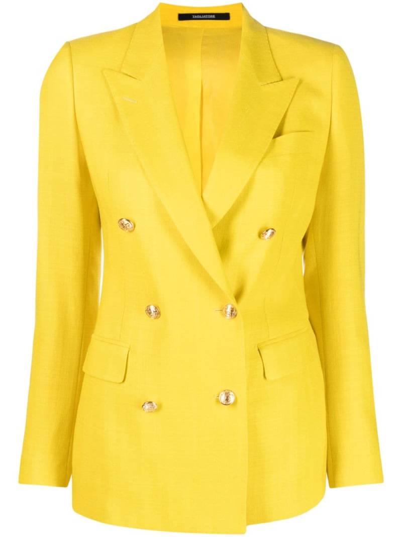 Tagliatore double-breasted blazer - Yellow von Tagliatore