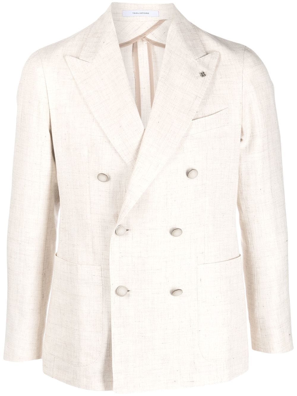 Tagliatore double-breasted button blazer - Neutrals von Tagliatore