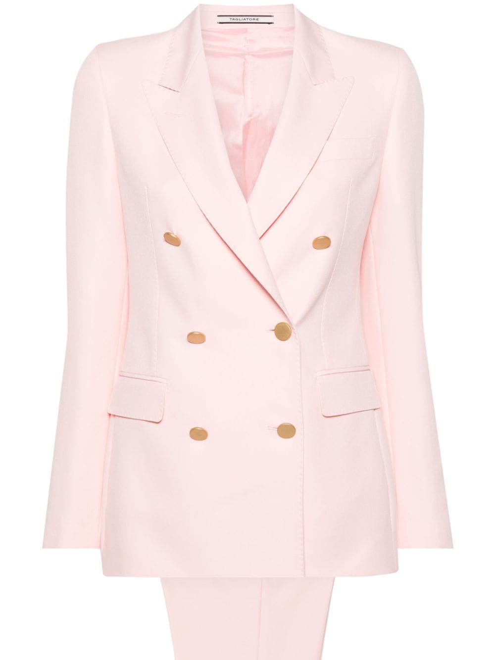 Tagliatore double-breasted suit - Pink von Tagliatore