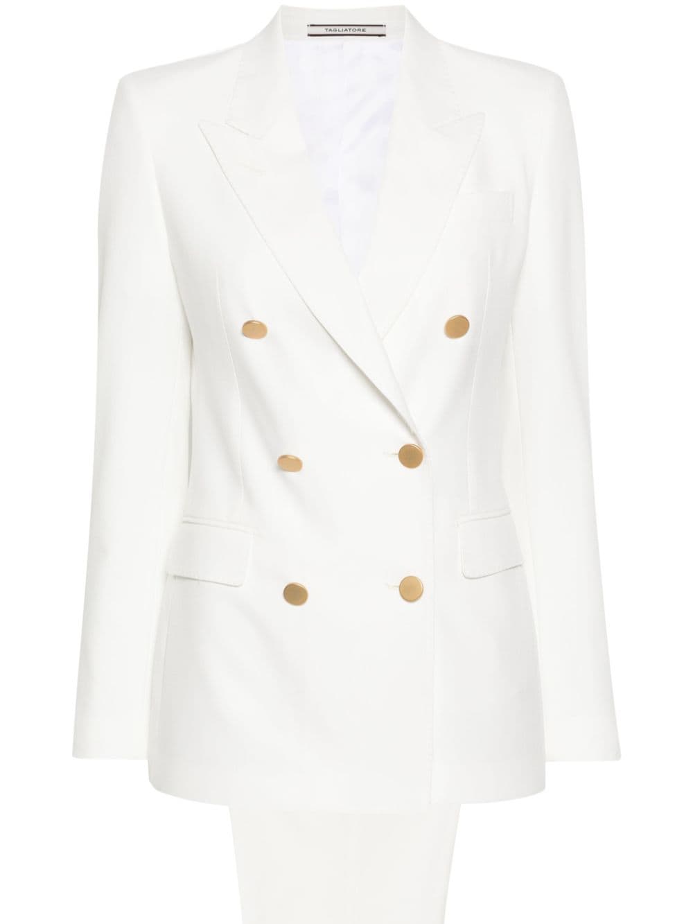 Tagliatore double-breasted suit - White von Tagliatore