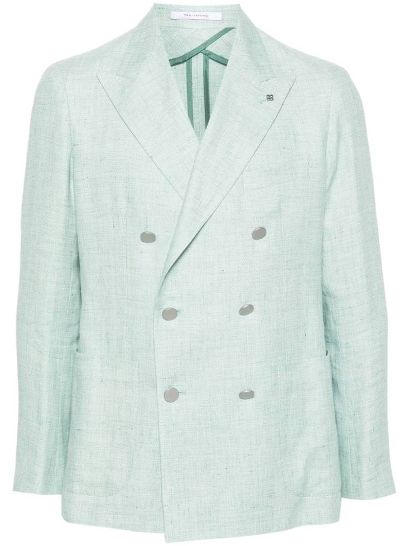 Tagliatore double-breasted suit jacket - Green von Tagliatore