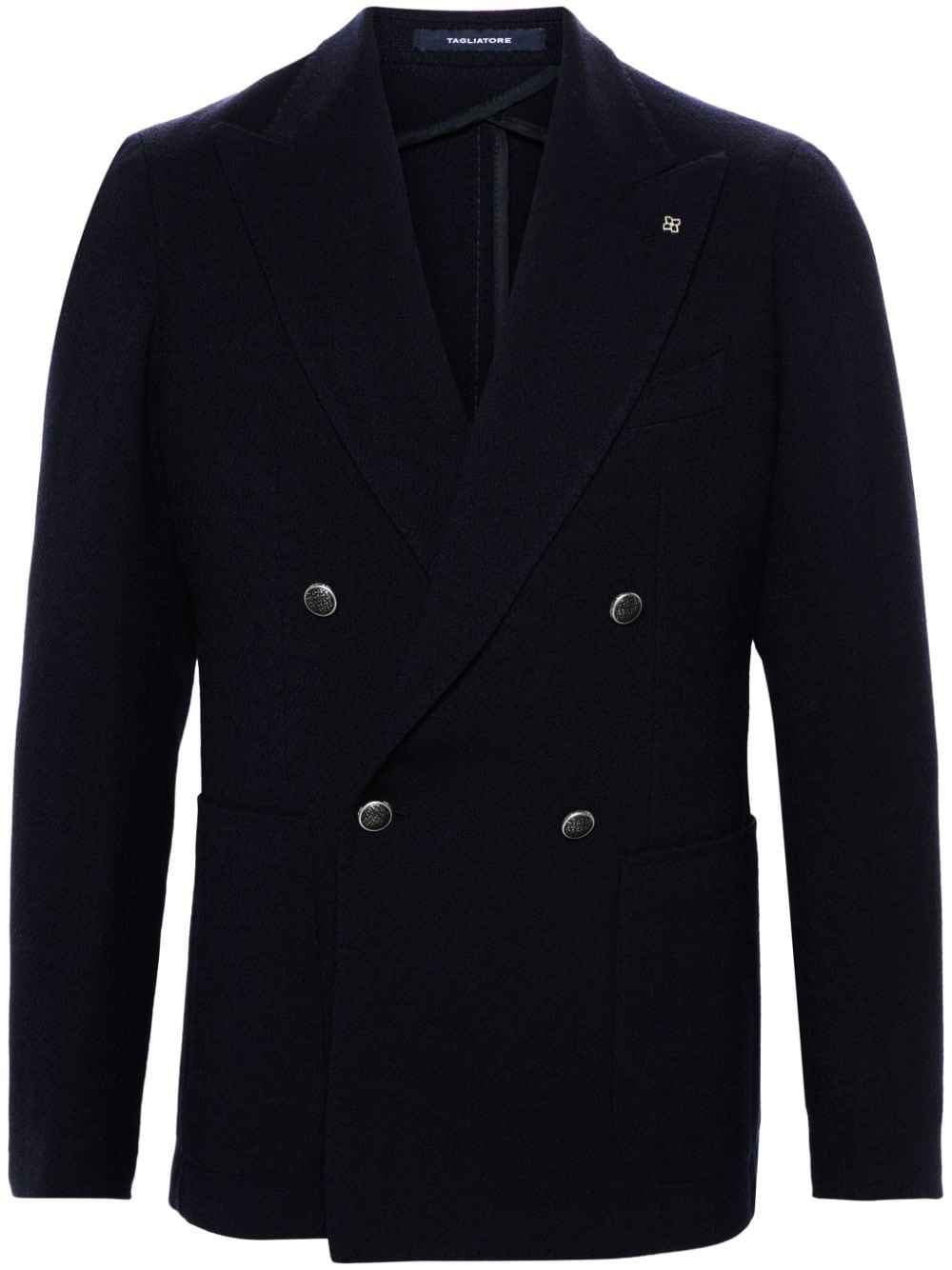 Tagliatore double-breasted wool blazer - Blue von Tagliatore