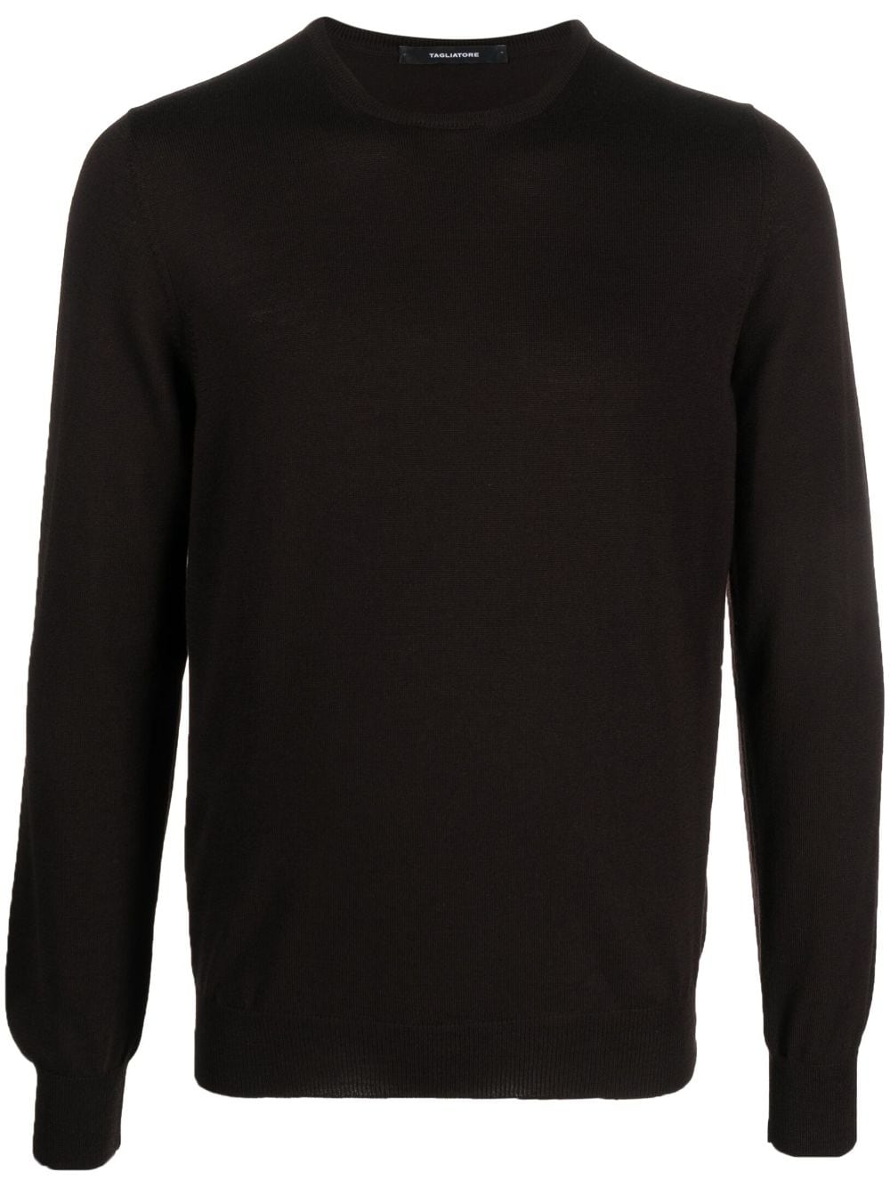 Tagliatore fine-knit wool jumper - Brown von Tagliatore