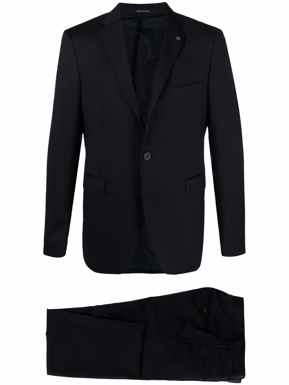 Tagliatore fitted single-breasted suit - Blue von Tagliatore