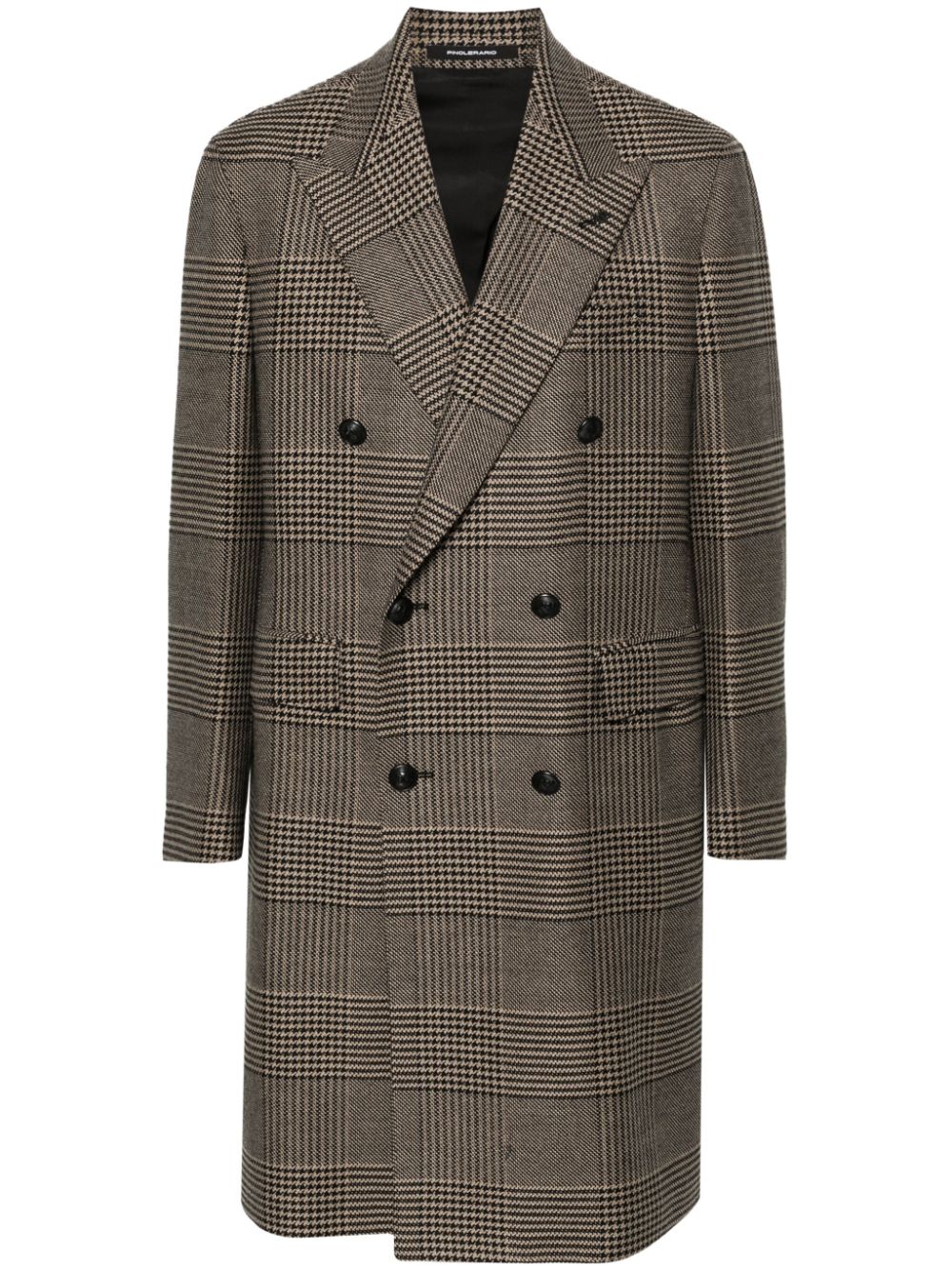 Tagliatore houndstooth double-breasted blazer - Brown von Tagliatore