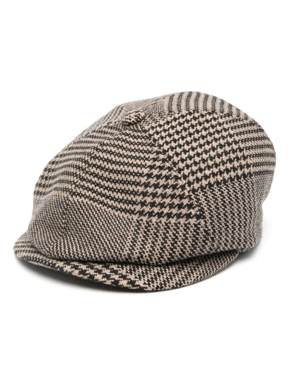 Tagliatore houndstooth flat cap - Neutrals von Tagliatore