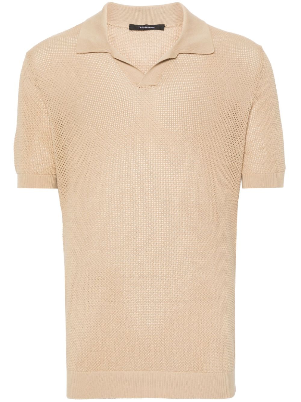 Tagliatore knitted polo shirt - Neutrals von Tagliatore