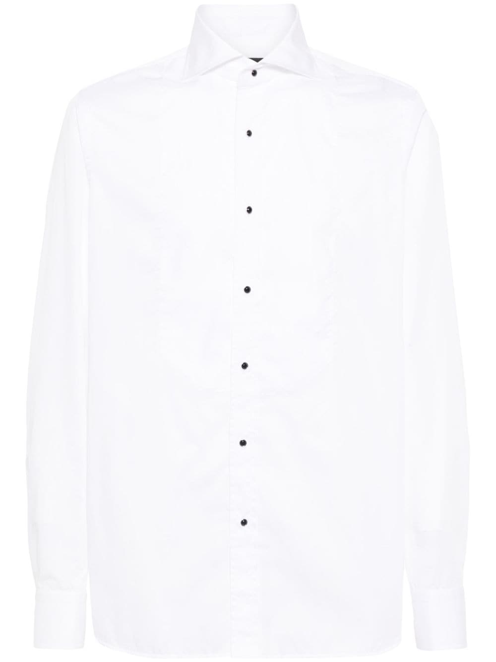 Tagliatore long-sleeve cotton shirt - White von Tagliatore