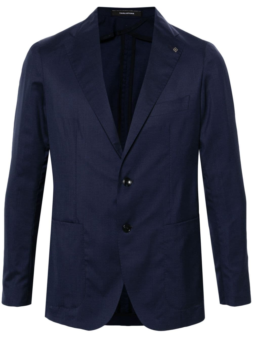 Tagliatore notched-lapels single-breasted blazer - Blue von Tagliatore