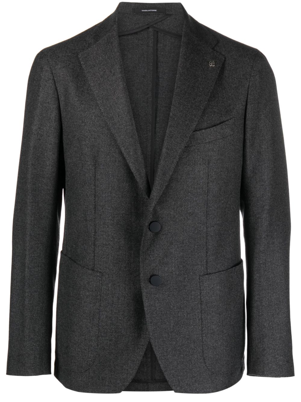 Tagliatore notched-lapels single-breasted blazer - Grey von Tagliatore