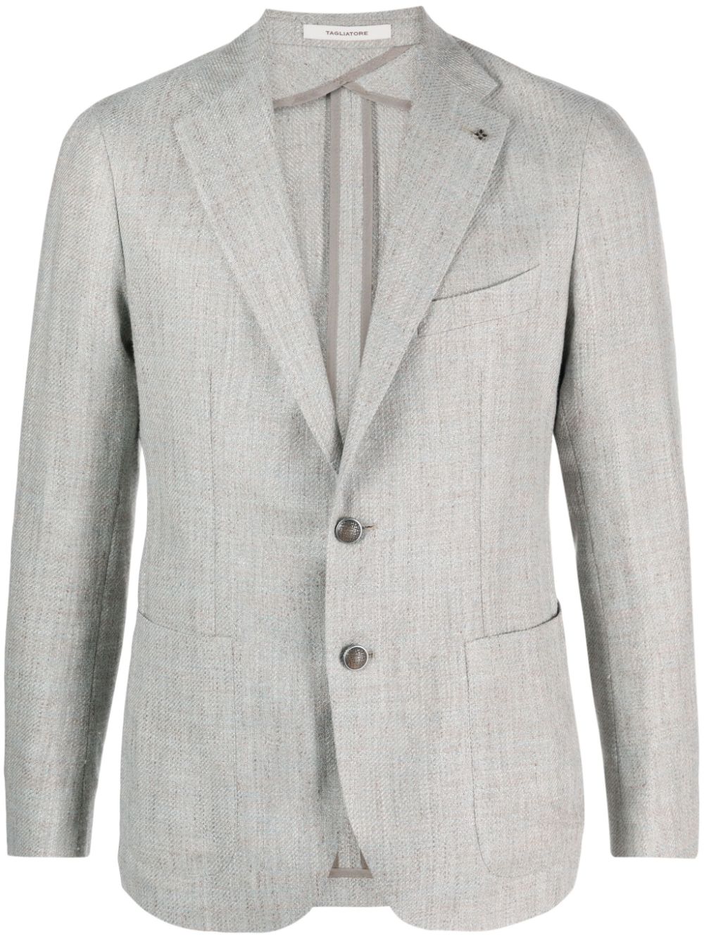 Tagliatore notched-lapels single-breasted blazer - Grey von Tagliatore