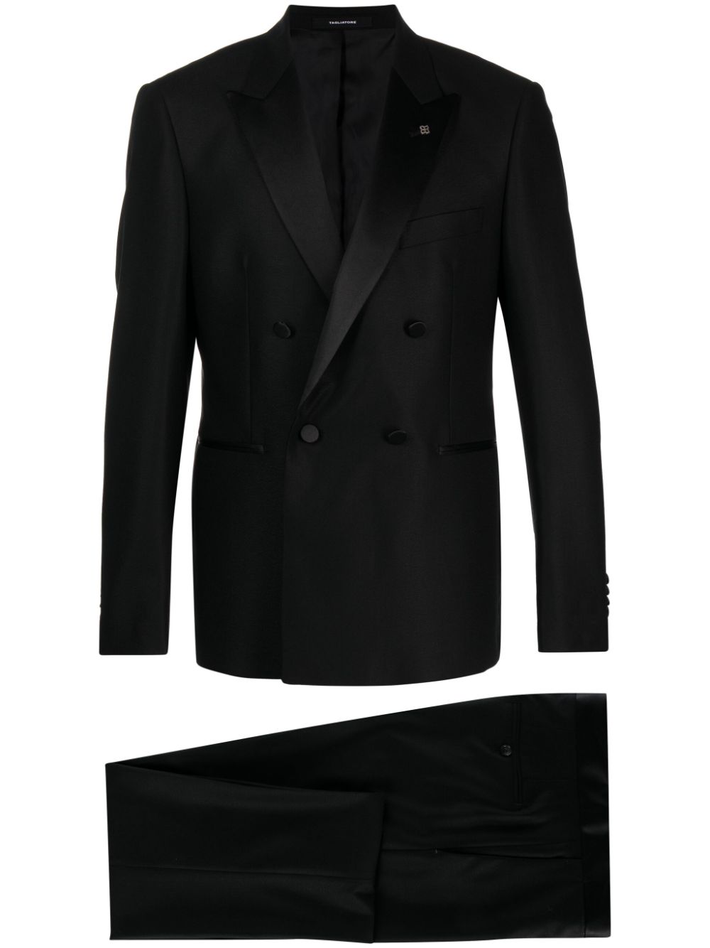 Tagliatore peak-lapels double-breasted suit - Black von Tagliatore