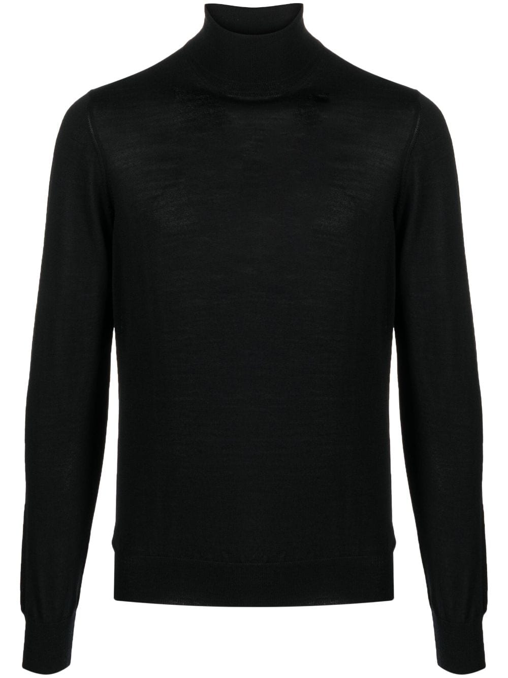 Tagliatore roll-neck fine-knit jumper - Black von Tagliatore