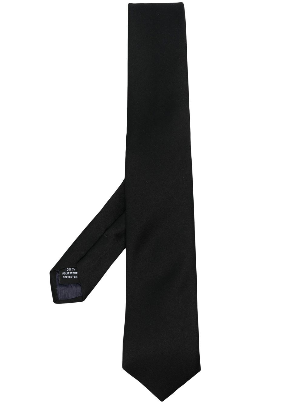 Tagliatore satin-finish pointed tie - Black von Tagliatore