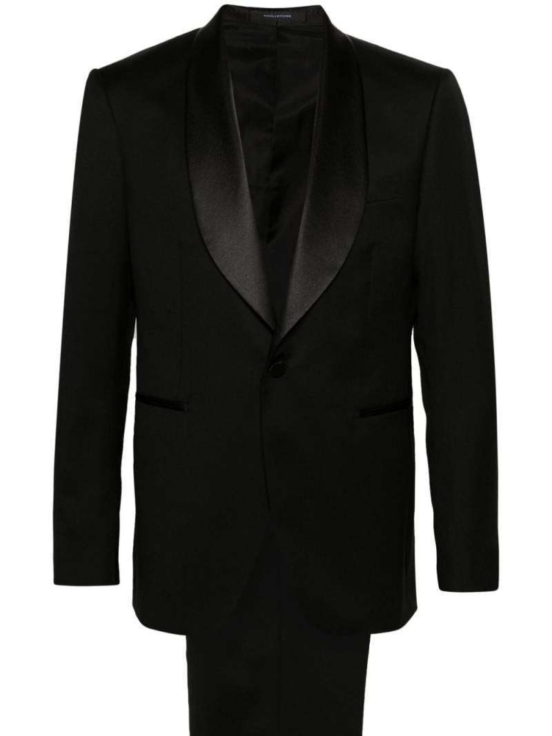 Tagliatore shawl-lapels single-breasted blazer - Black von Tagliatore