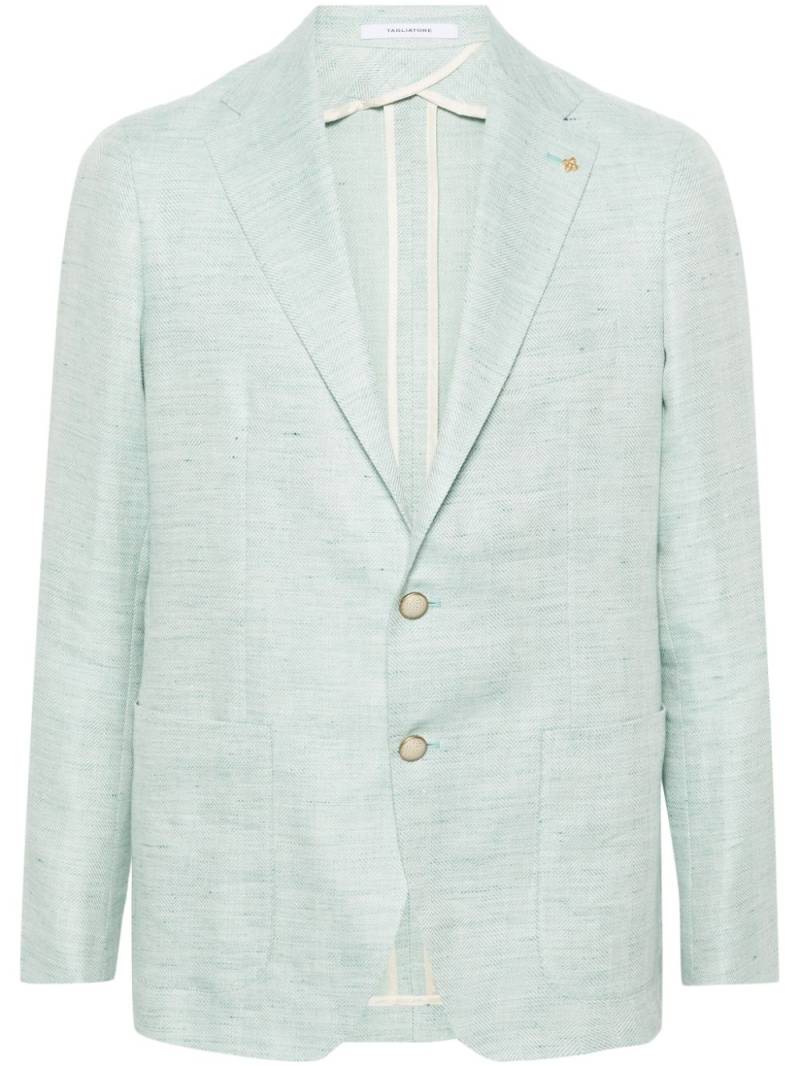 Tagliatore single-breasted blazer - Green von Tagliatore