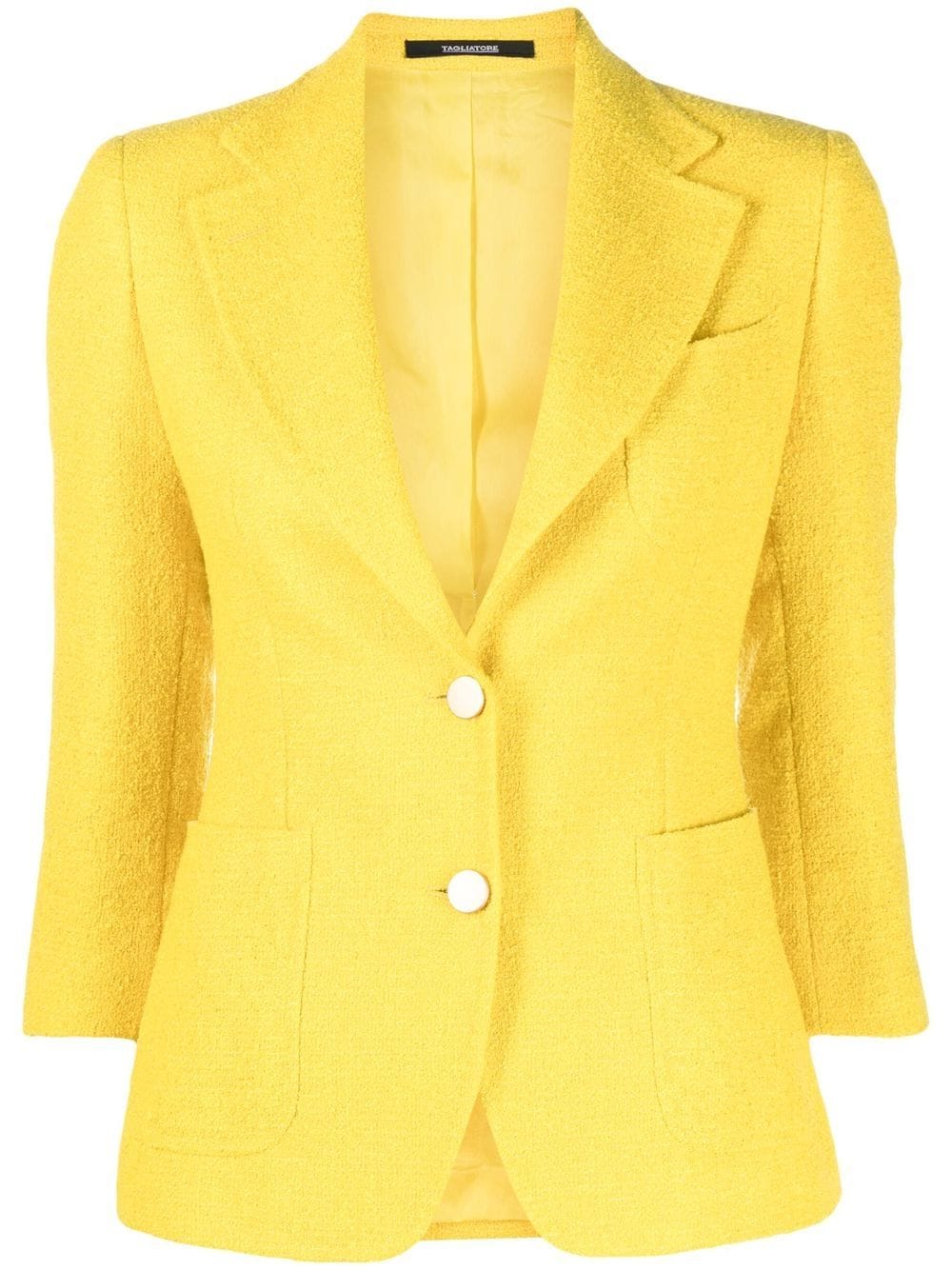 Tagliatore single-breasted blazer - Yellow von Tagliatore