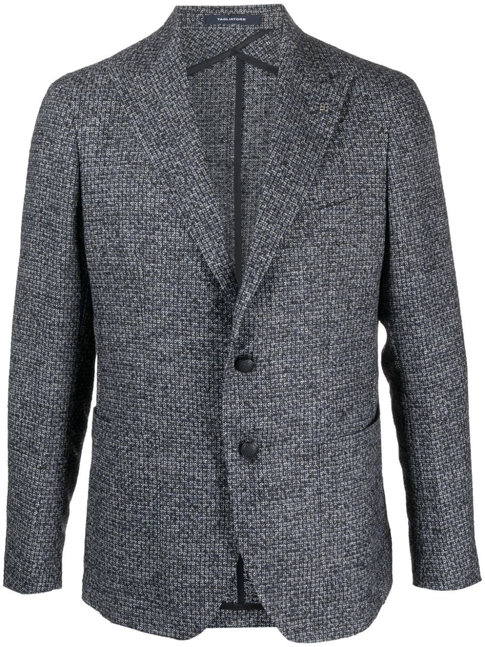 Tagliatore single-breasted peak-lapels blazer - Blue von Tagliatore