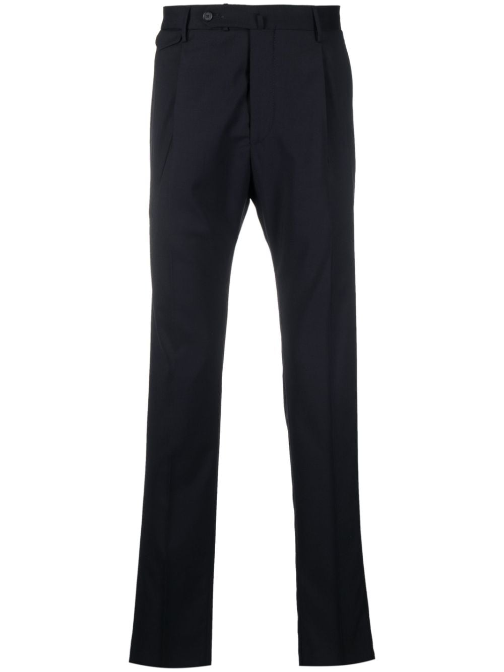 Tagliatore slim-cut tailored trousers - Blue von Tagliatore