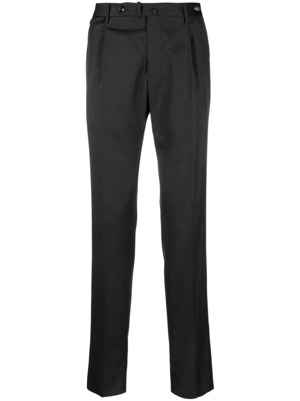 Tagliatore slim-cut tailored trousers - Grey von Tagliatore