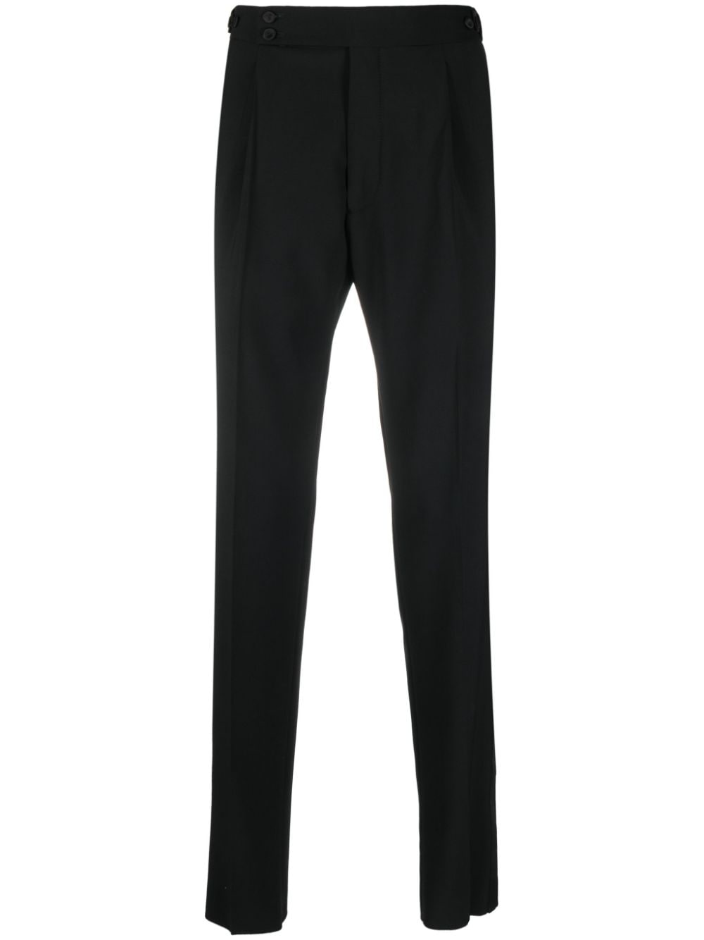 Tagliatore slim-fit tailored trousers - Black von Tagliatore