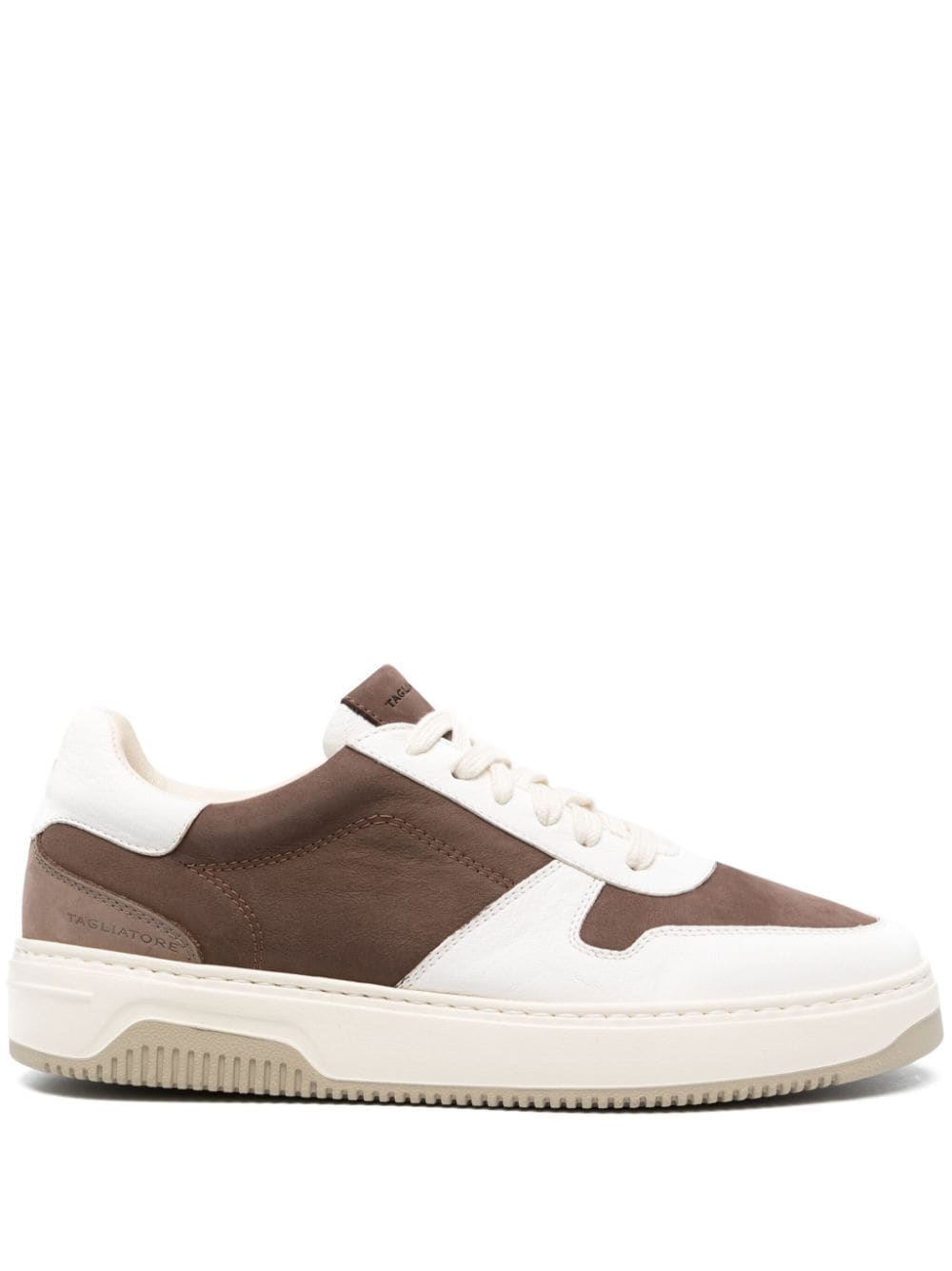 Tagliatore tonal design panelled sneakers - Brown von Tagliatore