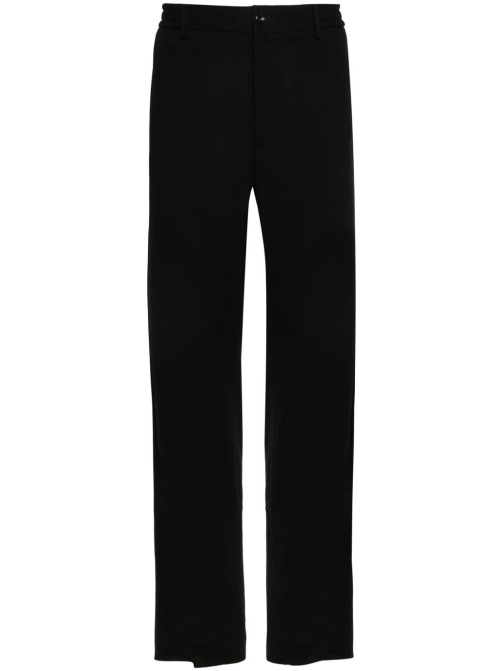 Tagliatore wool-blend tapered trousers - Black von Tagliatore