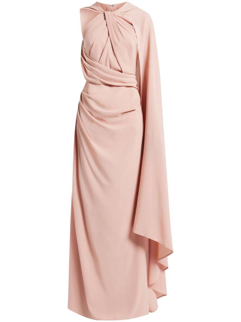 Talbot Runhof draped-detail maxi dress - Pink von Talbot Runhof
