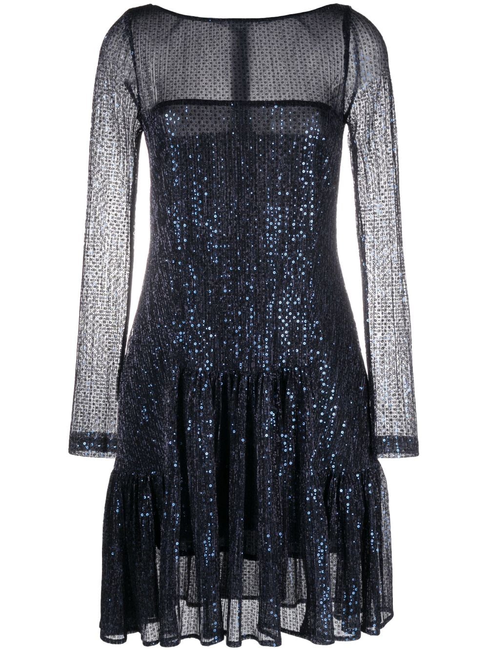 Talbot Runhof sequin-embellished midi dress - Blue von Talbot Runhof