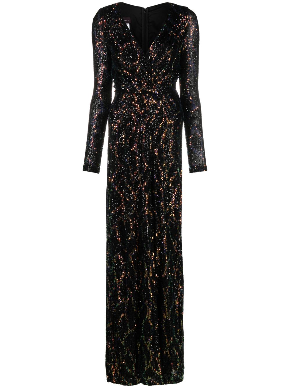 Talbot Runhof sequin-embellished wide-leg jumpsuit - Black von Talbot Runhof