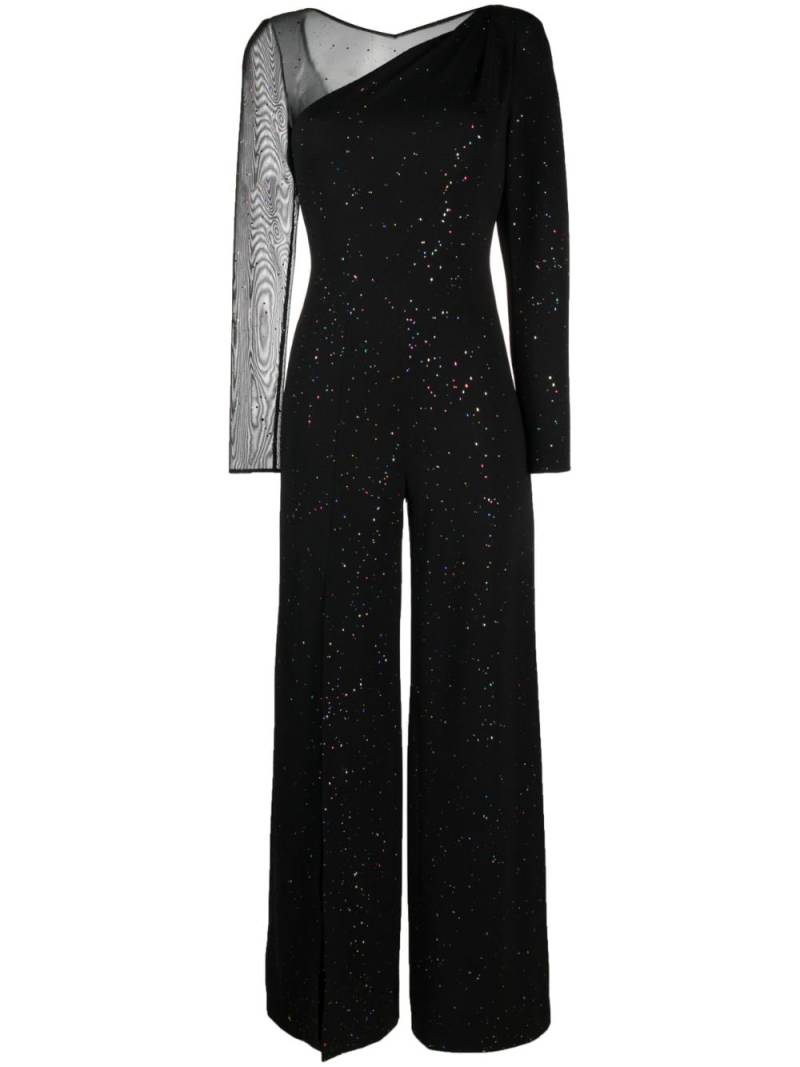 Talbot Runhof sequin-embellished wide-leg jumpsuit - Black von Talbot Runhof