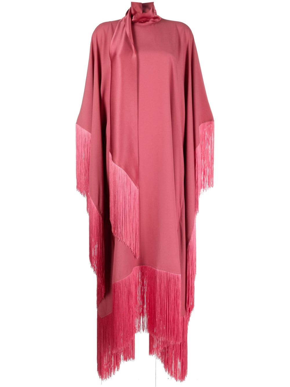 Taller Marmo Mrs.Ross fringed kaftan dress - Pink von Taller Marmo