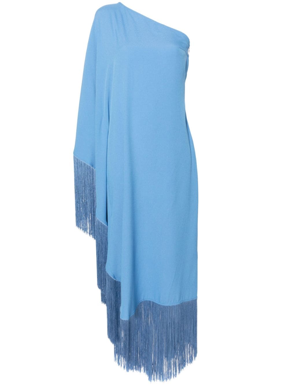 Taller Marmo Spritz fringed midi dress - Blue von Taller Marmo