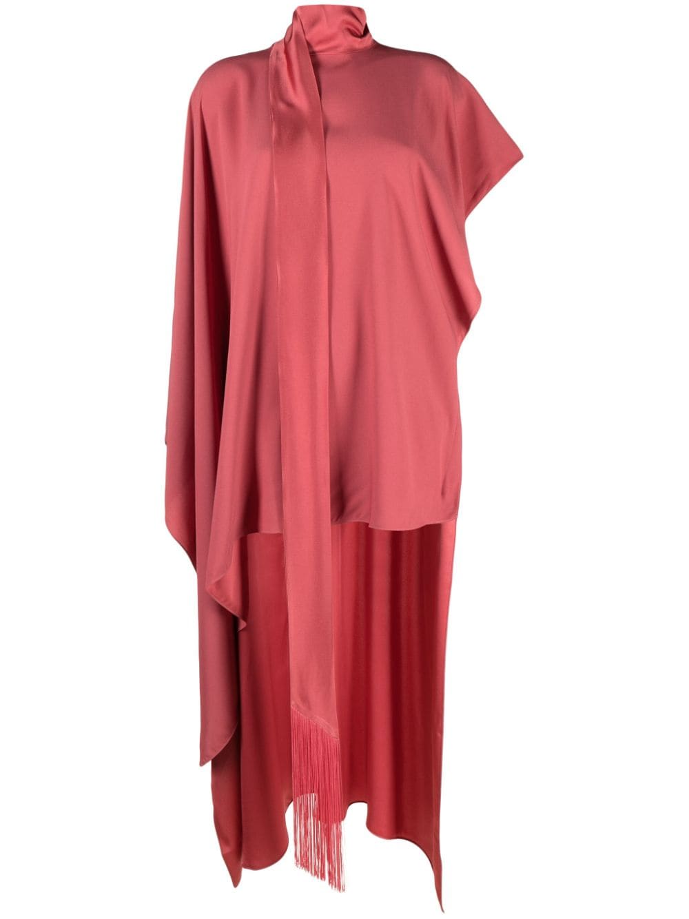 Taller Marmo attached-scarf asymmetric kaftan dress - Pink von Taller Marmo