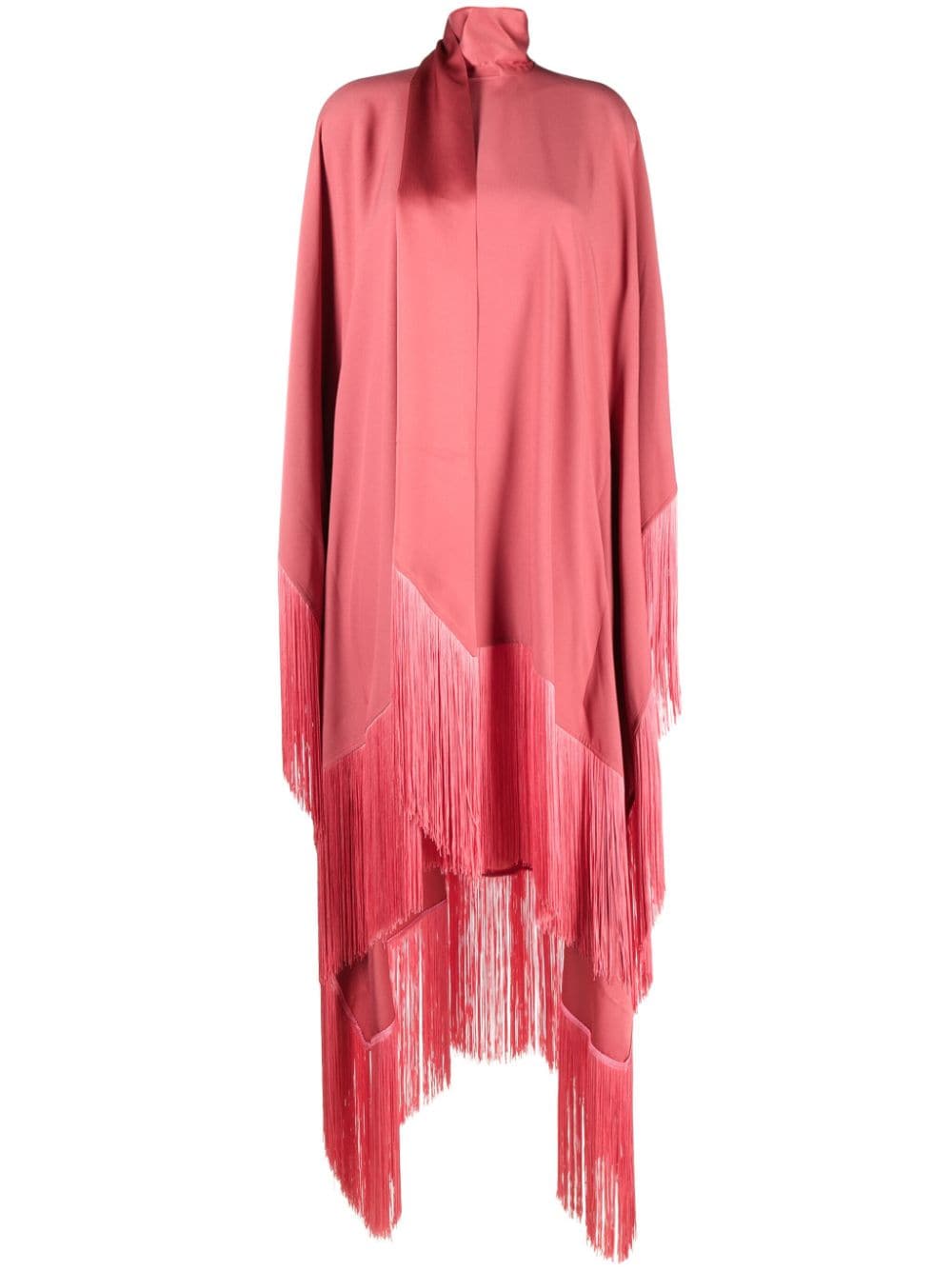 Taller Marmo fringed-edge kaftan dress - Pink von Taller Marmo