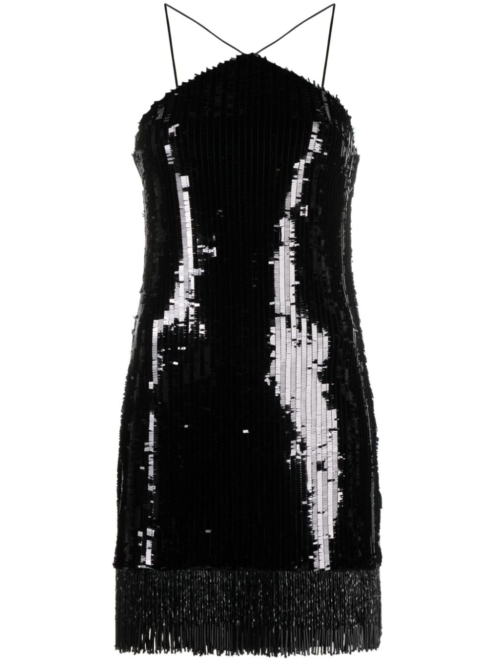 Taller Marmo Pat sequinned mini dress - Black von Taller Marmo