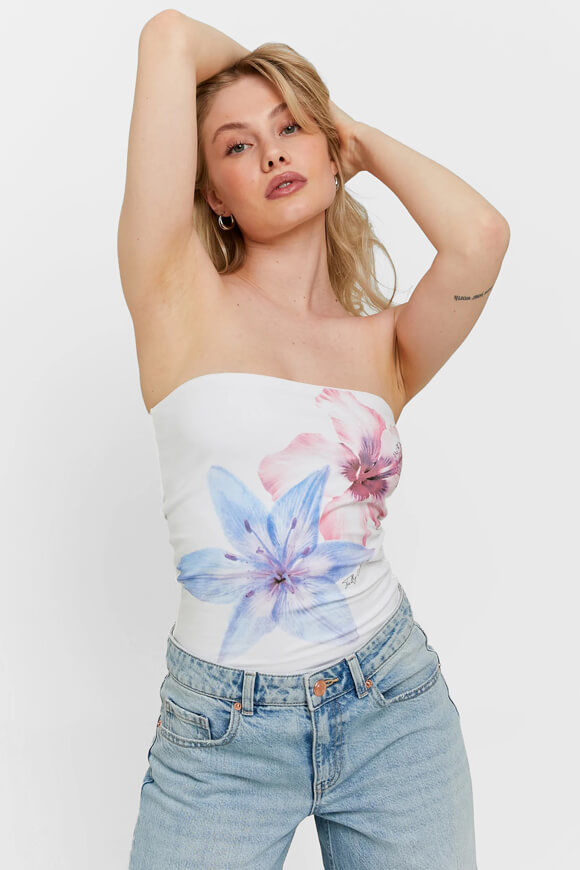 Tally Weijl Bandeau Crop Top | White | Damen | M Tally Weijl Bandeau Crop Top | White | Damen | M von Tally Weijl