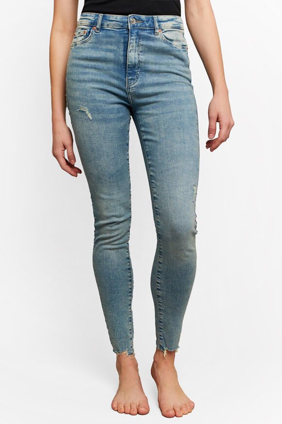Tally Weijl High Waist Skinny Jeans | Blue Medium Used | Damen  | 34 von Tally Weijl