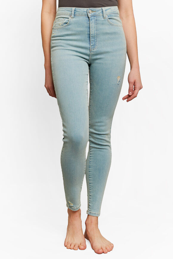 Tally Weijl High Waist Skinny Jeans | Blue used | Damen  | 32 von Tally Weijl