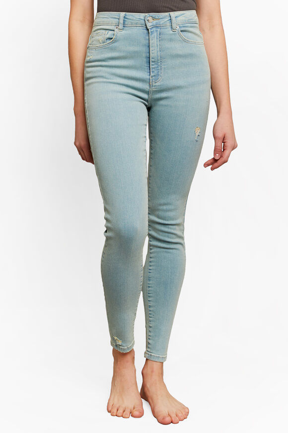 Tally Weijl High Waist Skinny Jeans | Blue used | Damen  | 34 von Tally Weijl