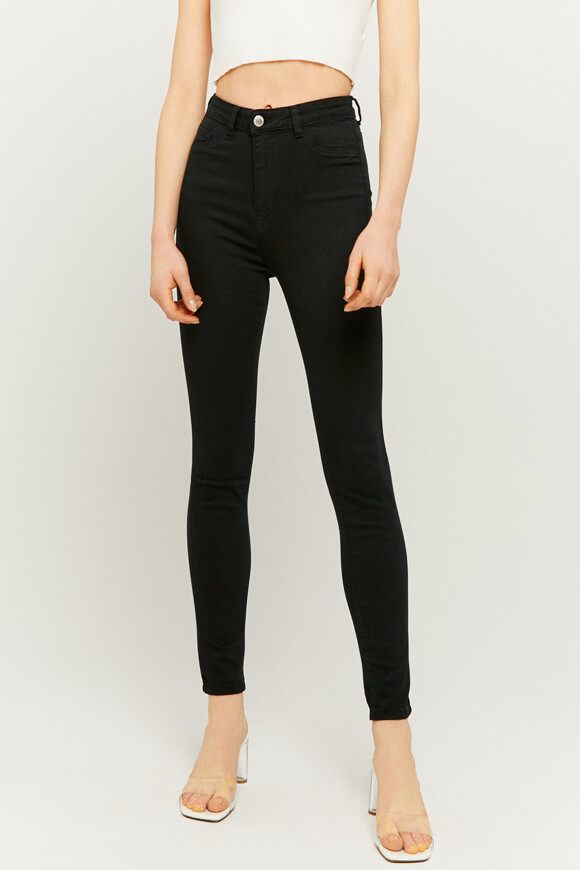 Tally Weijl High Waist Skinny Jeans | Schwarz | Damen  | 32 von Tally Weijl