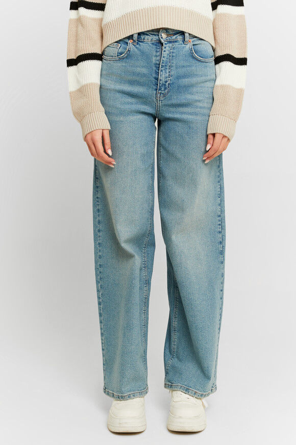 Tally Weijl High Waist Wide Leg Jeans | Blue Medium Wash | Damen | 38 Tally Weijl High Waist Wide Leg Jeans | Blue Medium Wash | Damen | 38 von Tally Weijl