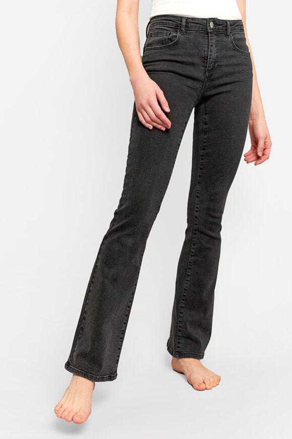 Tally Weijl Push-up Flare Jeans | Black Washed | Damen  | 36 von Tally Weijl