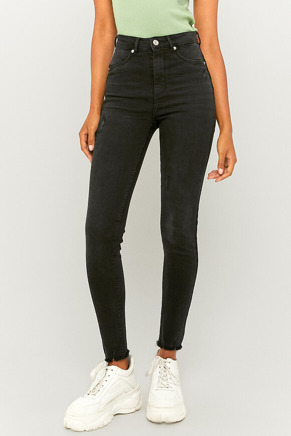 Tally Weijl Push-up Skinny Jeans | Schwarz | Damen  | 40 von Tally Weijl