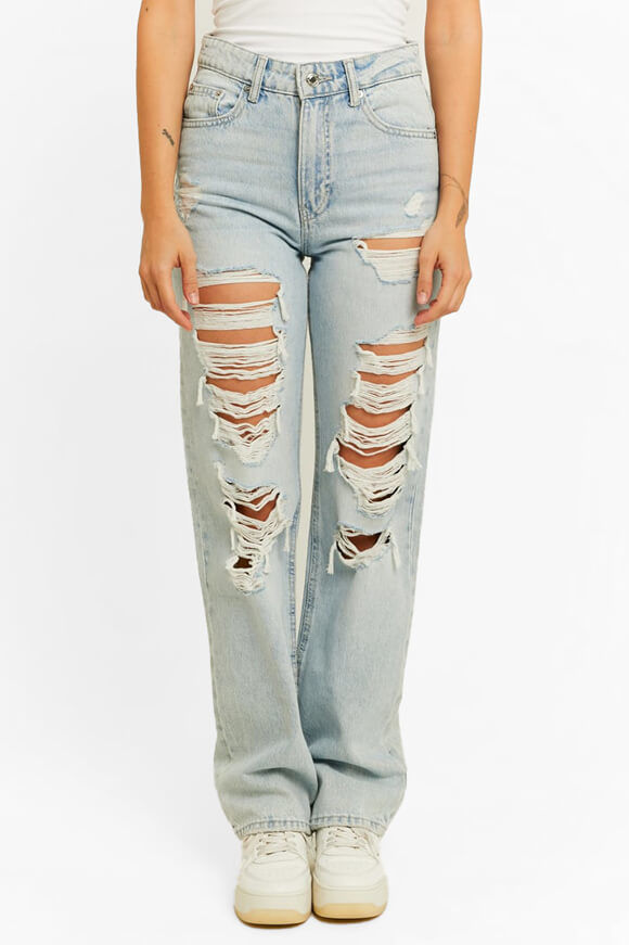 Tally Weijl Straight Leg Jeans | Light Blue | Damen  | 32 von Tally Weijl