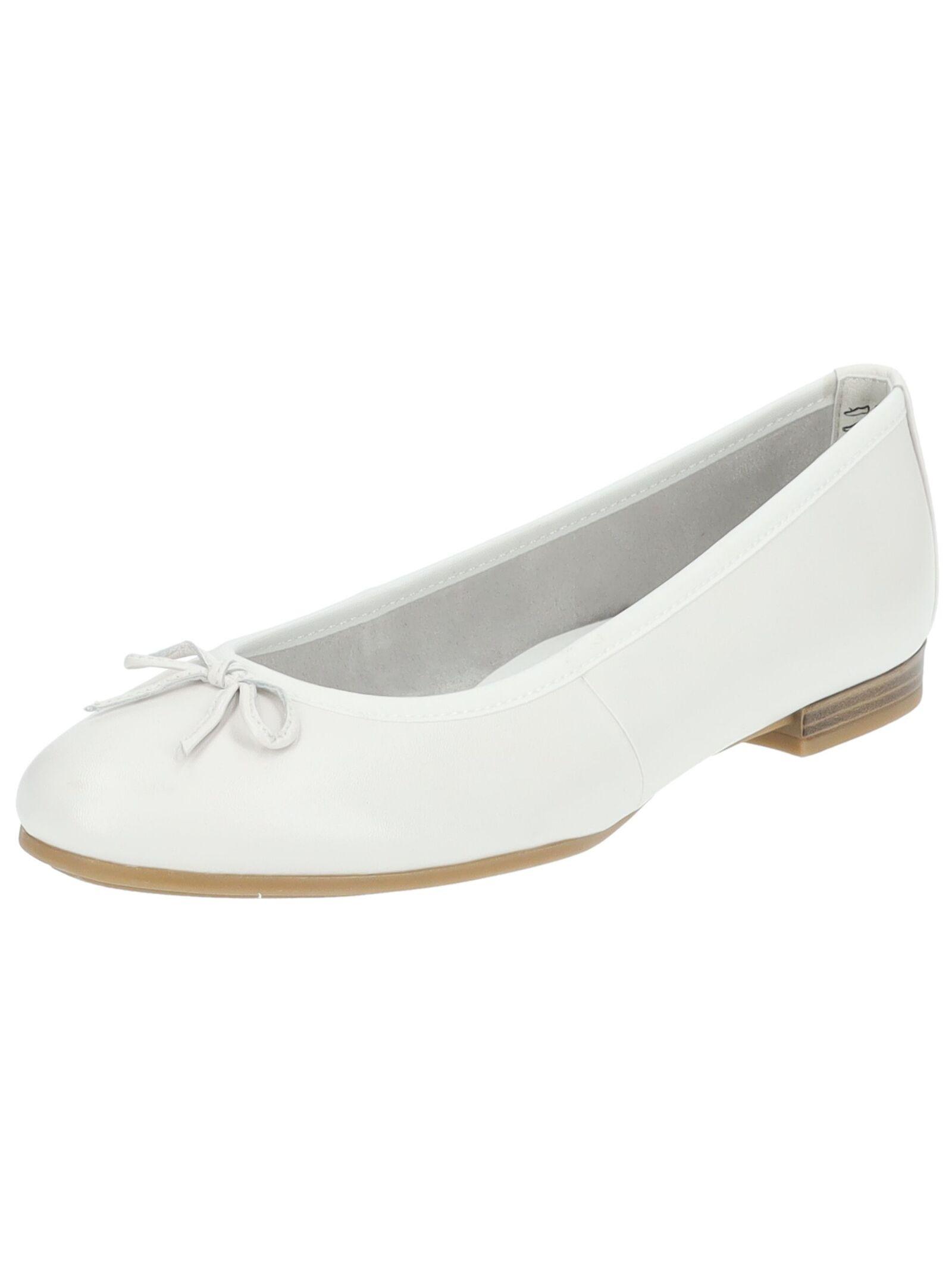 Ballerinas 1-22116-41 Damen Weiss 39 von Tamaris