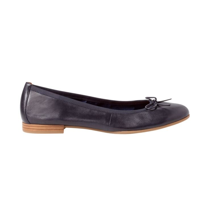 Tamaris Ballerinas aus softweichem Leder marine, 38 von Tamaris