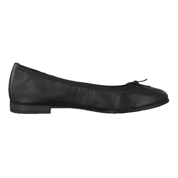 Tamaris Ballerinas aus softweichem Leder schwarz, 39 von Tamaris