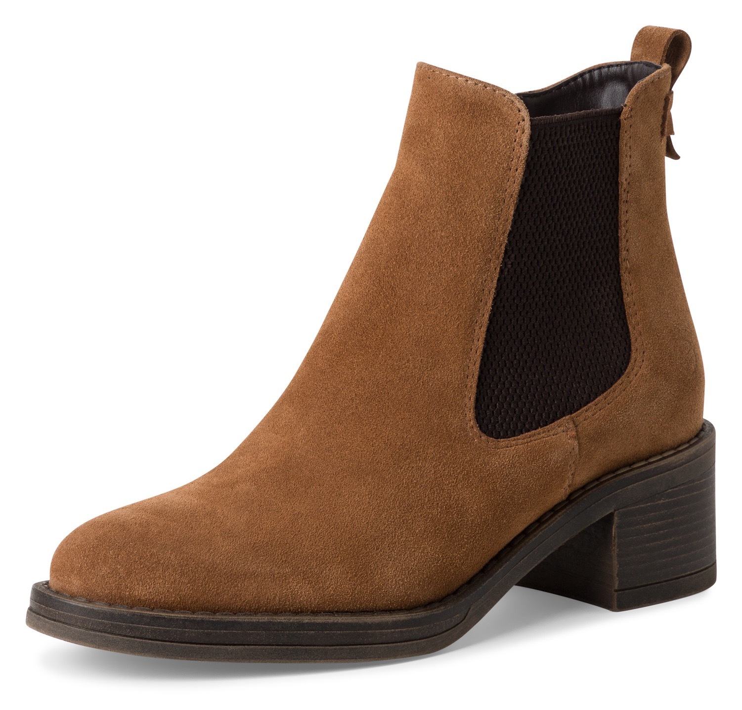Tamaris Chelseaboots, Blockabsatz, Stiefelette, Businessschuh mit Touch It-Ausstattung von Tamaris